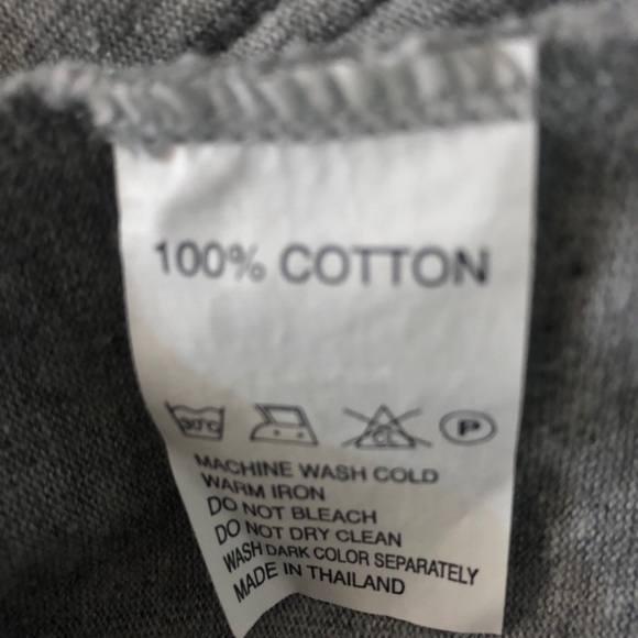 NWOT Club Grey & Navy 100% Cotton Medium  Hoody - Picture 3 of 5